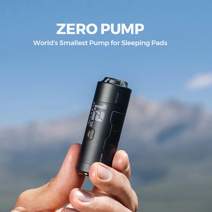 FLEXTAIL ZERO PUMP – 34g Ultra-Portable Camping Air Pump for Sleeping Pads