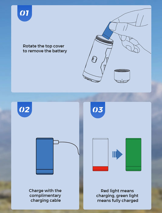 FLEXTAIL ZERO PUMP – 34g Ultra-Portable Camping Air Pump for Sleeping Pads