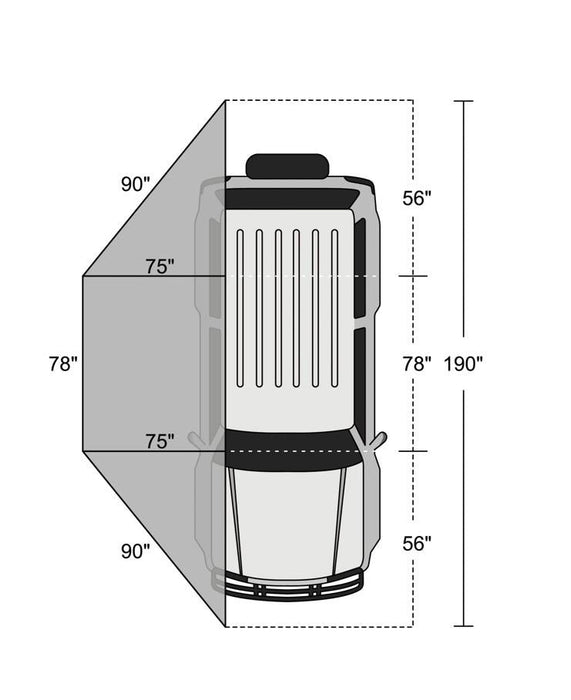 180 Awning Freestanding