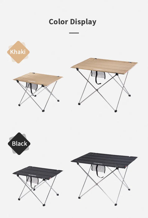 Naturehike Camping Table – Ultralight Folding Aluminum Table for Camping, Picnic & Outdoor Use