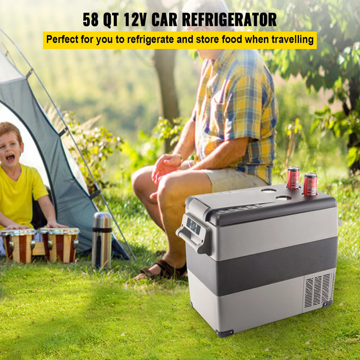 VEVOR Portable Car Refrigerator – 20L to 55L Mini Fridge Freezer for Camping & Travel