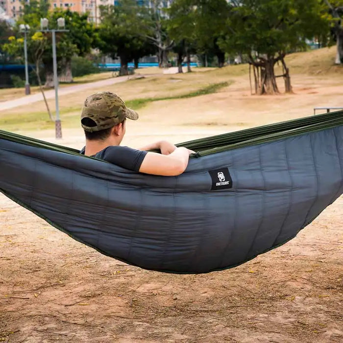 OneTigris Lightweight Hammock Underquilt – Full-Length Insulated Under Blanket for 3-Season Camping