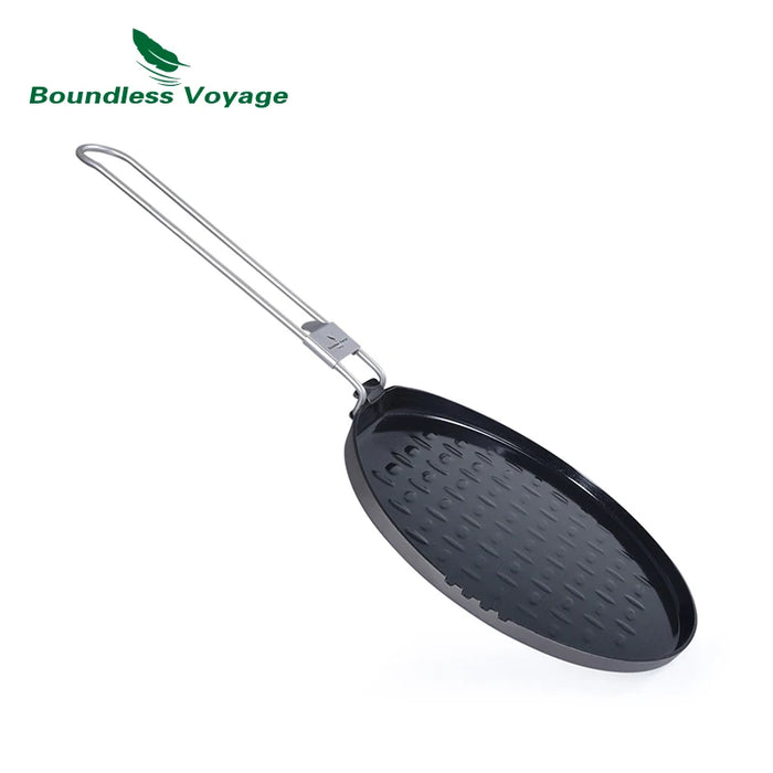 Boundless Voyage Titanium Nonstick Frying Pan – Lightweight & Durable for Camping & Outdoor Cooking