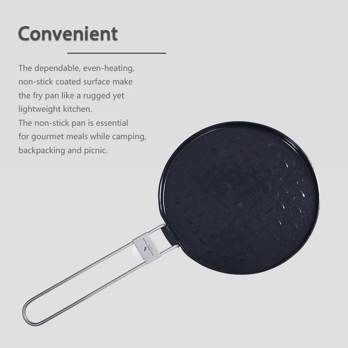 Boundless Voyage Titanium Nonstick Frying Pan – Lightweight & Durable for Camping & Outdoor Cooking