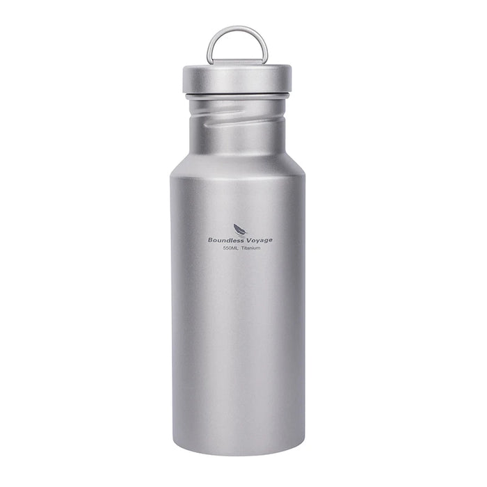 Boundless Voyage Wide Mouth Titanium Water Bottle – 400ml / 550ml / 750ml