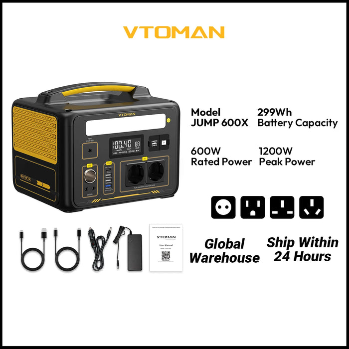 VTOMAN JUMP 600X Portable Power Station