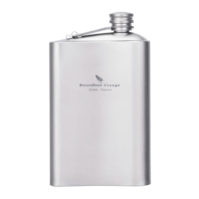 Boundless Voyage Titanium Hip Flask – Ultralight & Leakproof Pocket Flask