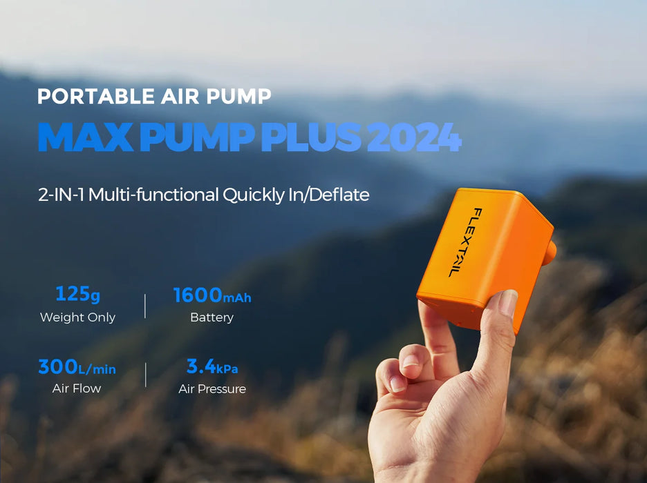 FLEXTAIL MAX PUMP PLUS – Portable Air Pump for Inflation, Deflation & Compression