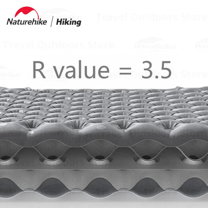 Naturehike R3.5 Inflatable Sleeping Pad – Ultralight Winter Camping Mattress