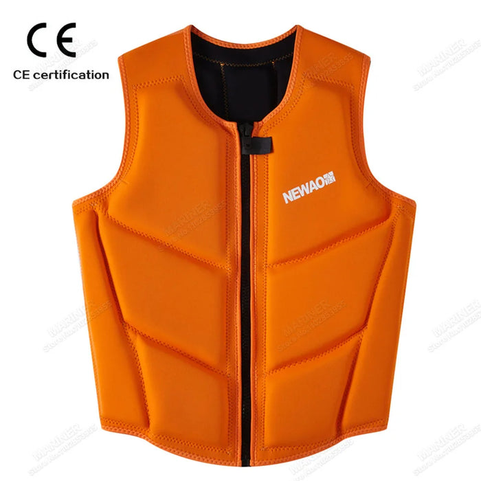 Wake Surfing Impact Vest – CE Approved Neoprene Life Jacket for Surf & Water Sports