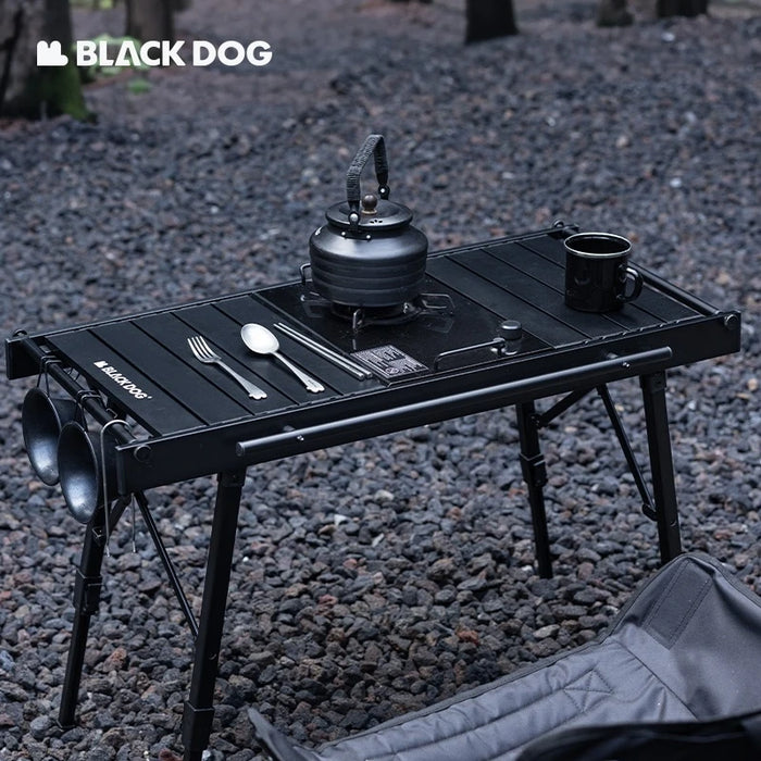 Naturehike BLACKDOG IGT Folding Camping Table – Adjustable Aluminum Alloy Portable Outdoor Table