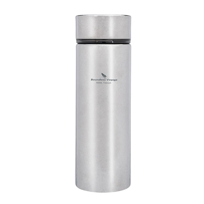 Boundless Voyage 550ml Titanium Thermos Bottle – Double-Walled Insulated