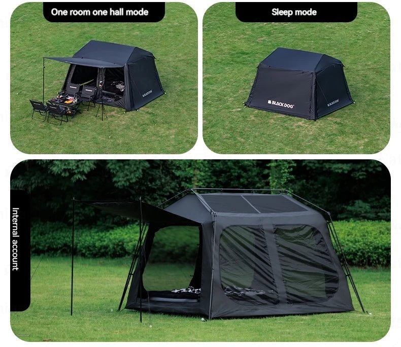 Naturehike BLACKDOG Automatic Tent – Quick-Opening Waterproof Cabin Tent for Family Camping