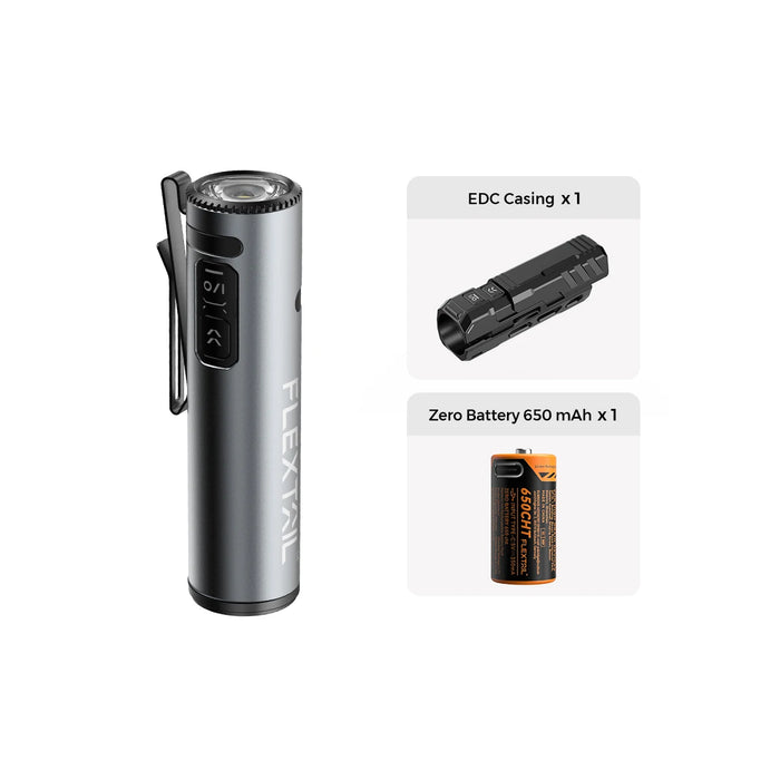 FLEXTAIL ZERO FLASHLIGHT – 1200 Lumens EDC Flashlight with 7 Light Modes