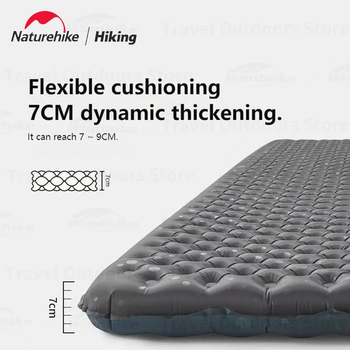 Naturehike R3.5 Inflatable Sleeping Pad – Ultralight Winter Camping Mattress