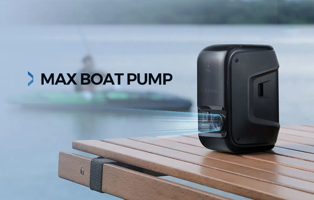 FLEXTAIL MAX BOAT PUMP – Cordless Air Pump for Boats & Kayaks, Electric Inflator with USB Charging