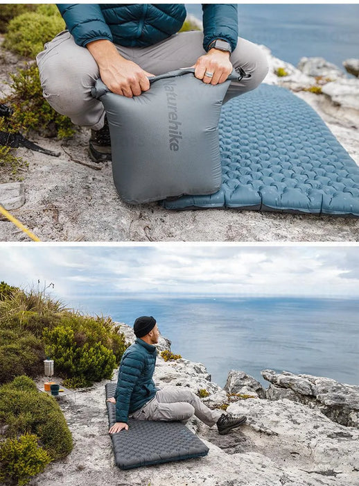 Naturehike R3.5 Inflatable Sleeping Pad – Ultralight Winter Camping Mattress