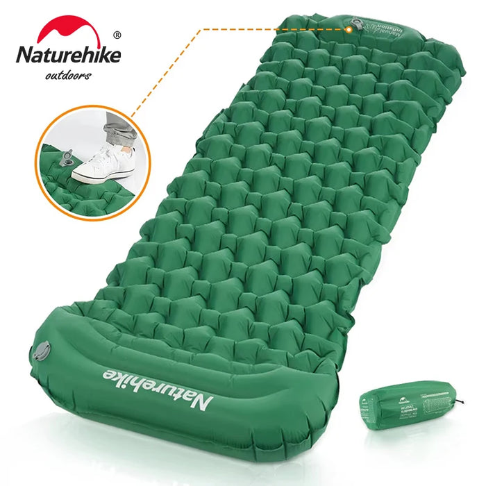 Naturehike Inflatable Camping Mattress – Ultralight Air Sleeping Pad for Outdoor Adventures