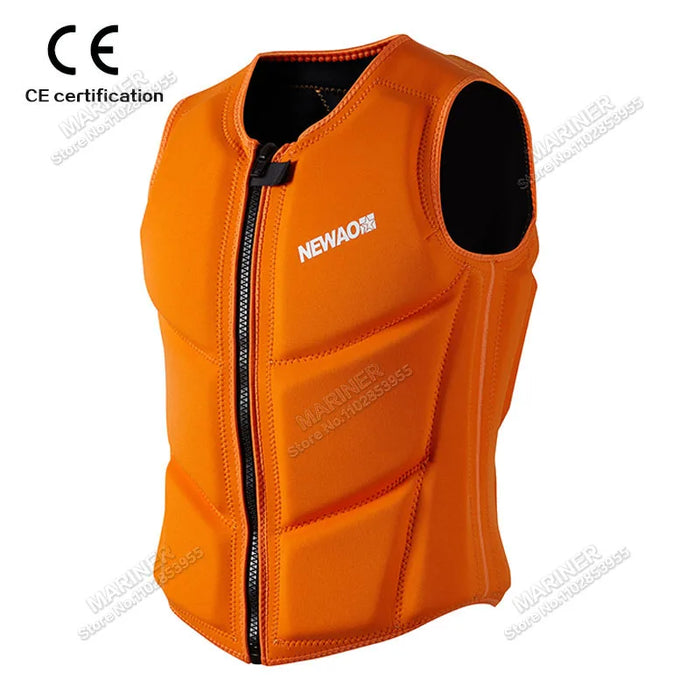 Wake Surfing Impact Vest – CE Approved Neoprene Life Jacket for Surf & Water Sports