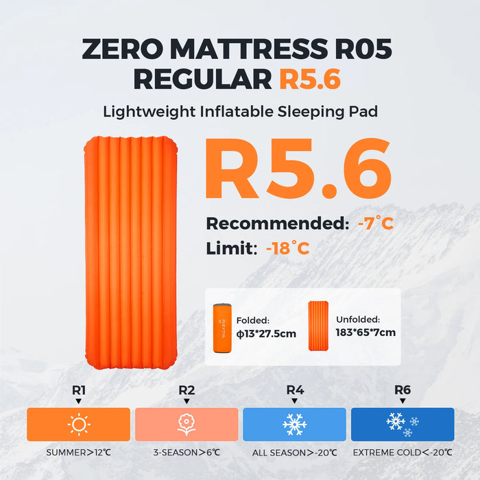 FLEXTAIL ZERO MATTRESS REGULAR – Ultralight Insulated Sleeping Pad