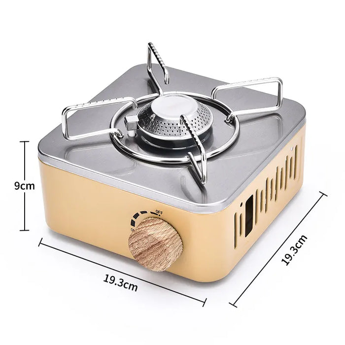 PACOONE Camping Gas Stove – 2800W High Firepower Portable Cassette Furnace | Outdoor Gas Burner for Camping & Picnics