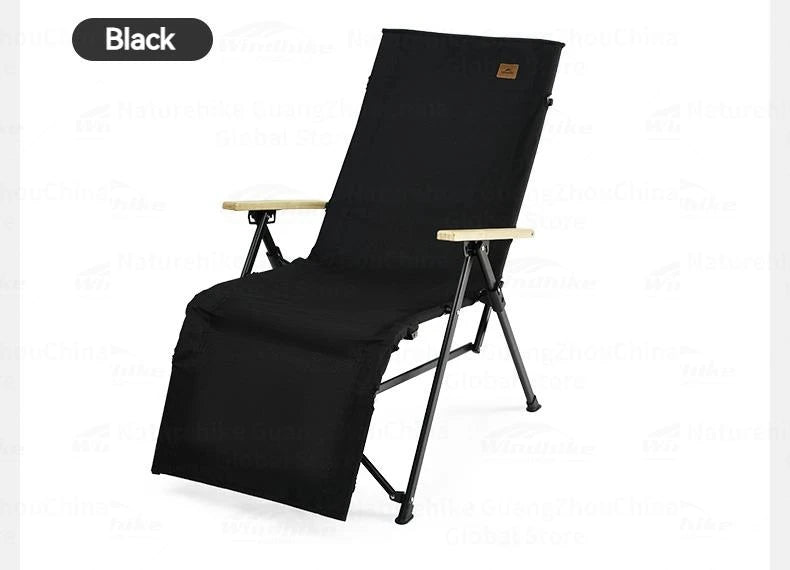 Naturehike Folding Lounger Chair – Quick-Open Recliner with Integrated Footrest for Camping, Beach, and Outdoor Relaxation