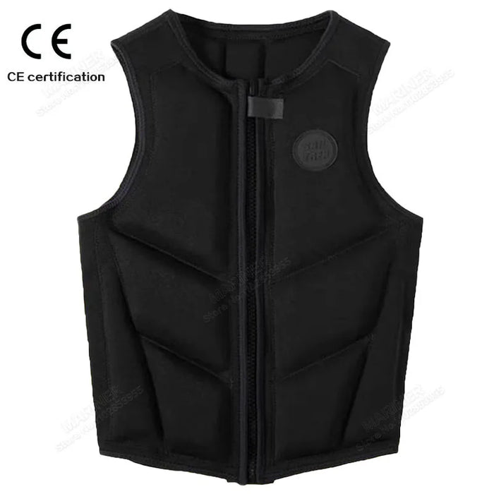 Wake Surfing Impact Vest – CE Approved Neoprene Life Jacket for Surf & Water Sports