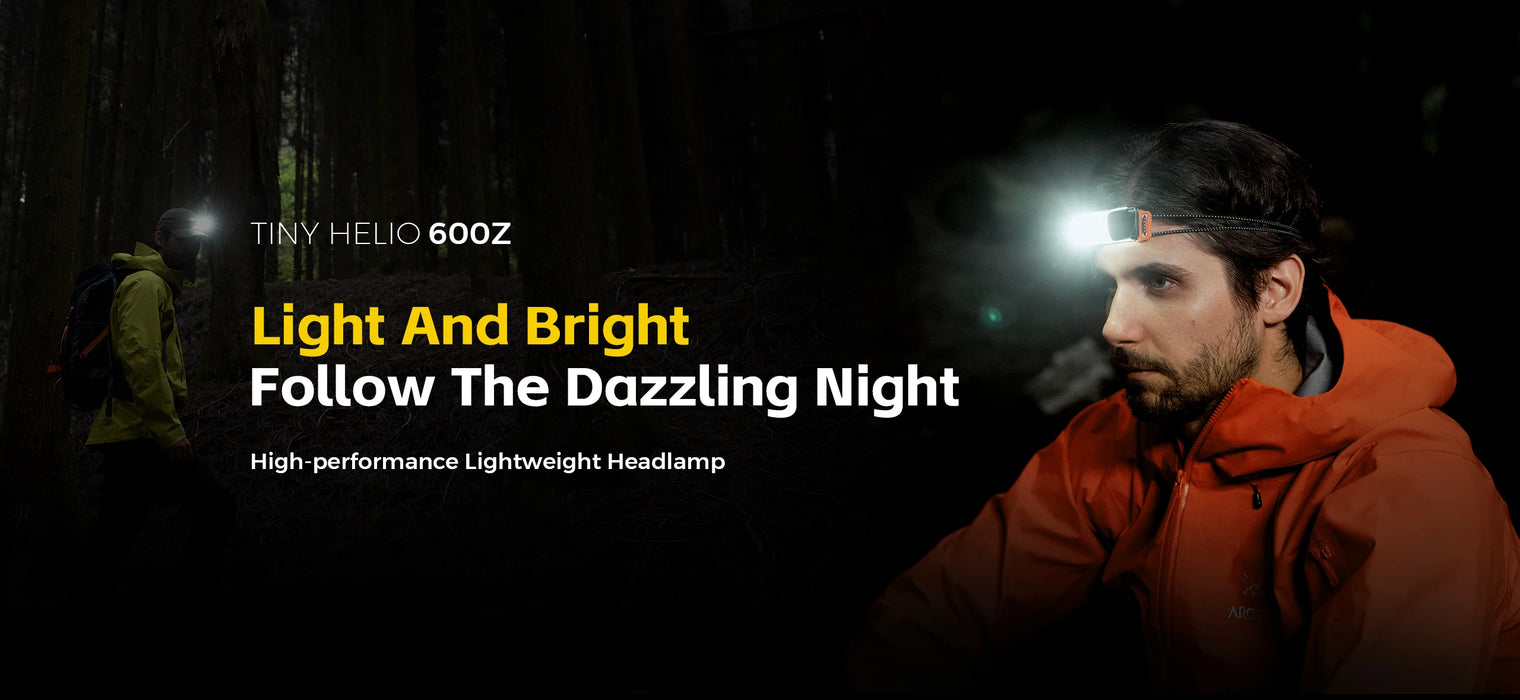 FLEXTAIL TINY HELIO 600Z – Ultra-Light Rechargeable LED Headlamp