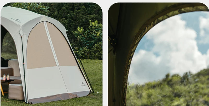 Naturehike Hexagonal Awning Tent – Quick-Opening Sunshade Canopy for Outdoor Camping & Travel