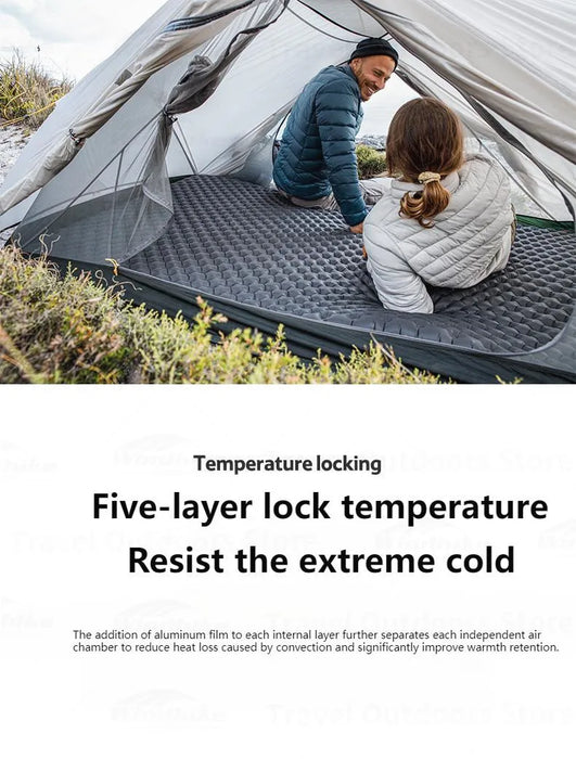 Naturehike R3.5 Inflatable Sleeping Pad – Ultralight Winter Camping Mattress