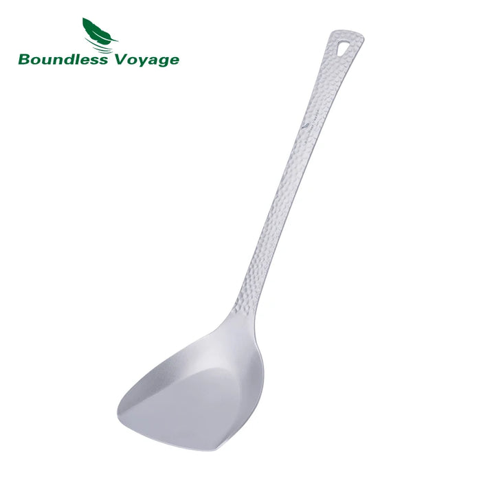 Boundless Voyage Titanium Spatula – Lightweight Food Turner for Cooking & Grilling