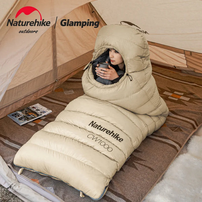 Naturehike Goose Down Sleeping Bag – Ultralight Winter Sleeping Bag for Camping & Travel