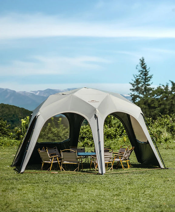 Naturehike Hexagonal Awning Tent – Quick-Opening Sunshade Canopy for Outdoor Camping & Travel