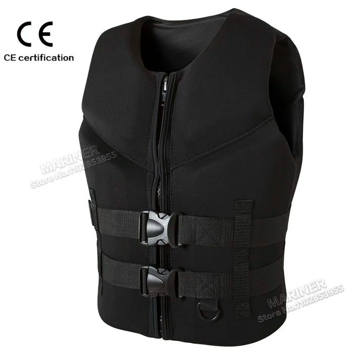 Wake Surfing Impact Vest – CE Approved Neoprene Life Jacket for Surf & Water Sports