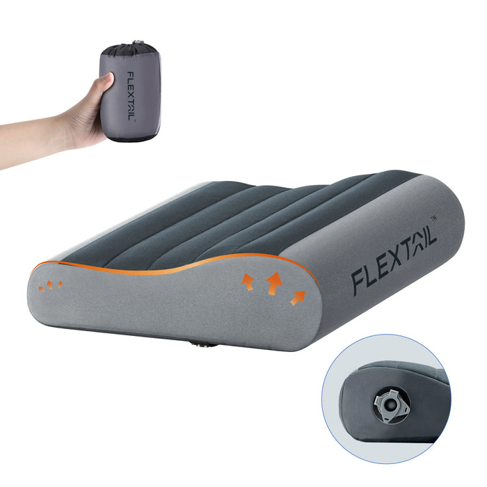 FLEXTAIL ZERO PILLOW – Lightweight Ergonomic Inflatable Travel Pillow