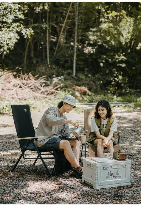 Naturehike Folding Lounger Chair – Quick-Open Recliner with Integrated Footrest for Camping, Beach, and Outdoor Relaxation