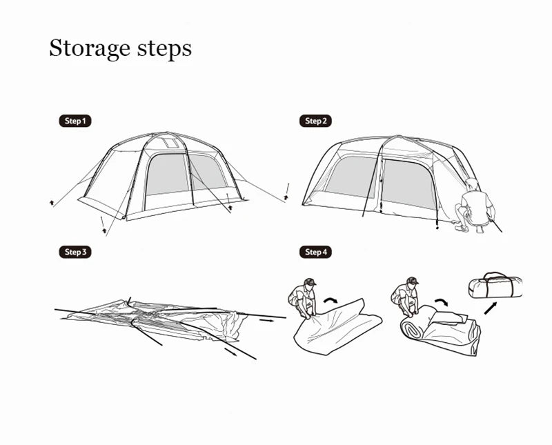 Naturehike Dune 10.9 Camping Tent – Spacious 4-6 Person Tent with Living Room & Bedroom