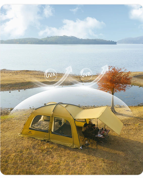 Naturehike Dune 10.9 Camping Tent – Spacious 4-6 Person Tent with Living Room & Bedroom