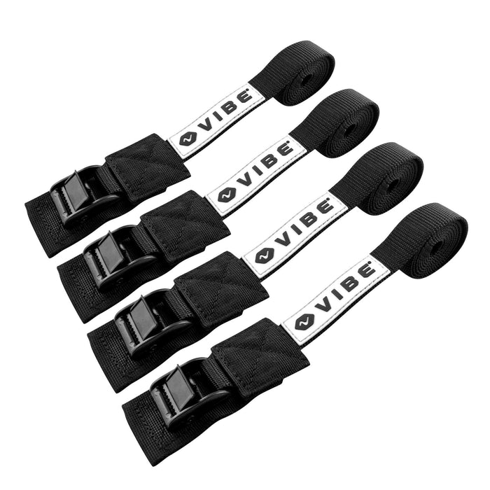 Vibe 3ft Cam Buckle Tie Down Straps – Secure, Strong & Reliable