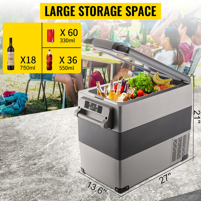 VEVOR Portable Car Refrigerator – 20L to 55L Mini Fridge Freezer for Camping & Travel